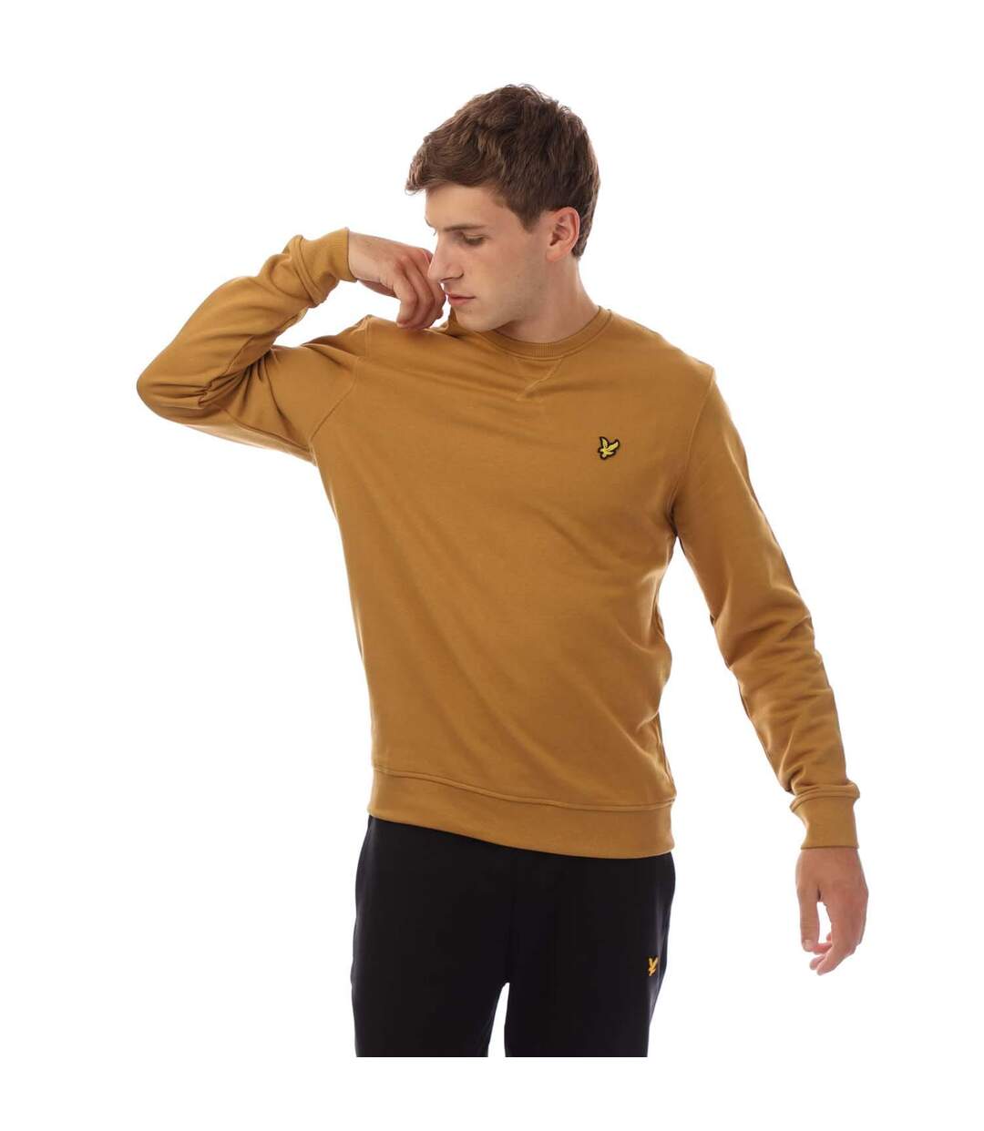 Sweat Homme Jaune Or Lyle & Scott-1