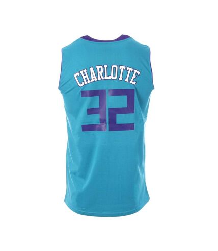 Charlotte 32 Maillot de basket Bleu Homme Sport Zone - L