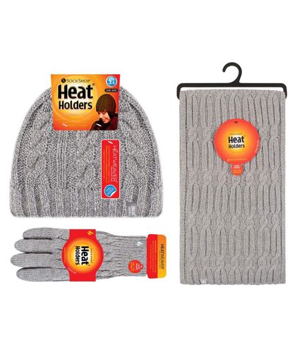 Heat Holders Ladies Hat Glove & Scarf Set - LXL