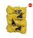 Pack Of 4  Garrow Guy Ropes & Tensioners  One Size Yellow Trespass-1