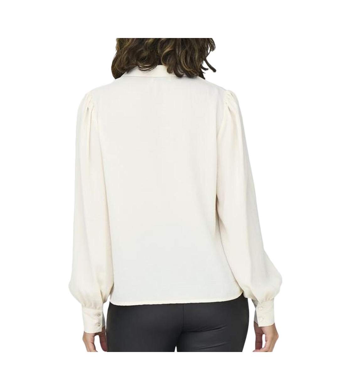 Blouse écru femme jdy diego life-2