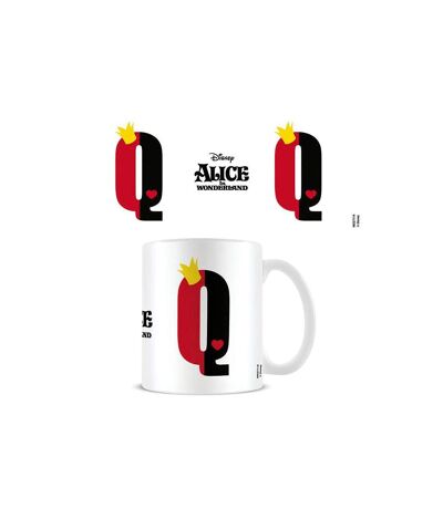 Alice In Wonderland - Mug Q (Blanc / Noir / Rouge) (Taille unique) - UTPM4704