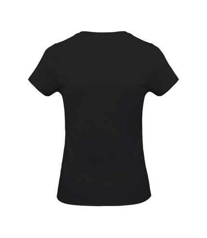 Kariban Womens/Ladies Feminine Fit Short Sleeve V Neck T-Shirt (Black)