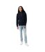 Unisex Adult Elgon Recycled Cotton Quarter Zip Sweater Top Black Iqoniq-1