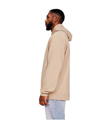 Casual Classics Mens Ringspun Cotton Tall Oversized Hoodie (Sand)