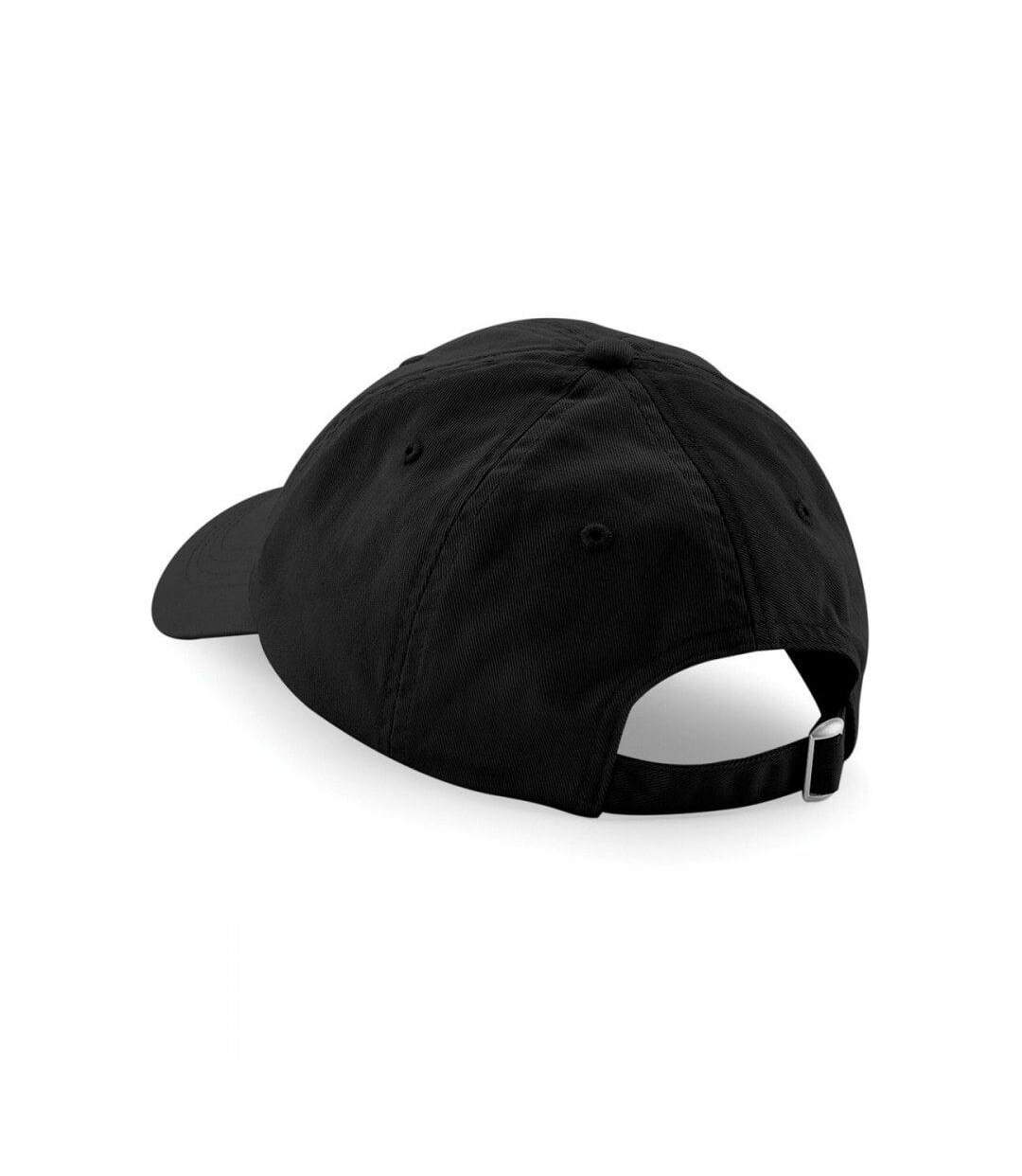 Casquette Unisexe À 6 Panneaux, Profil Bas Noir Beechfield-2