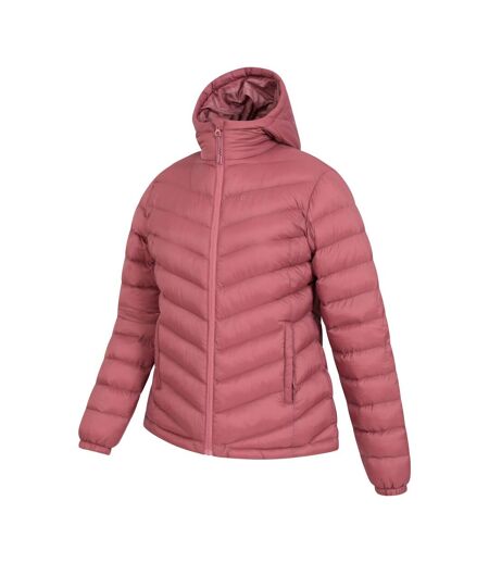 Womens/ladies Seasons Padded Jacket Rust Mountain Warehouse