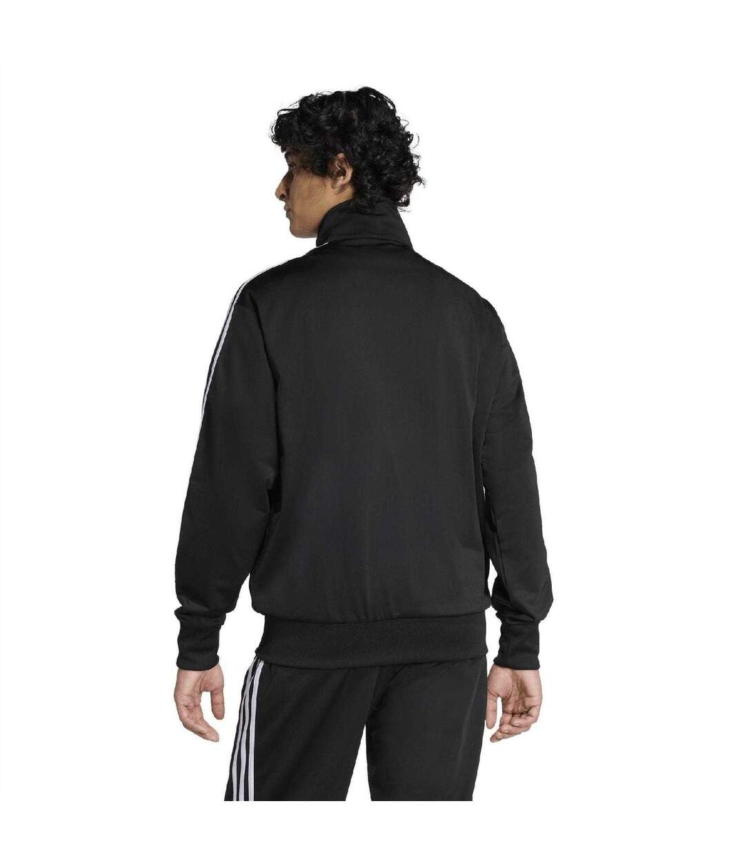 Mens Firebird Track Top Black Adidas-3
