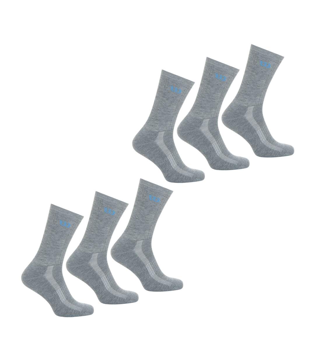 Lot de 6 paires de chaussettes mi-hautes homme Essentiel Wilson-1