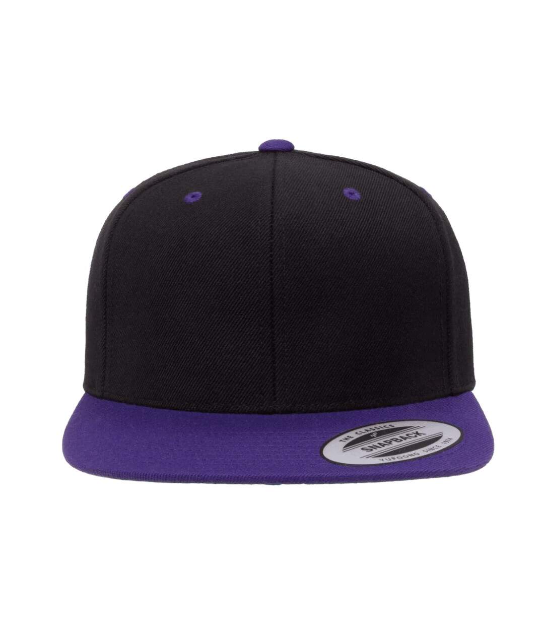 Casquette Ajustable Noir Violet Flexfit-1