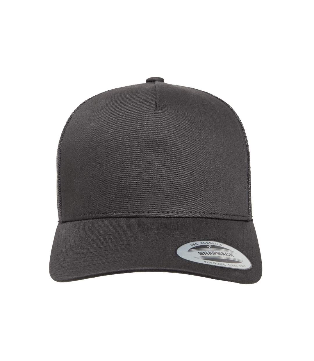 Flexfit By Yupoong 5 Panel Retro Trucker Cap (Black) - UTRW7568-1