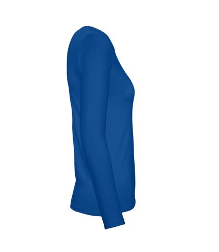B&C Womens/Ladies #E150 Long-Sleeved T-Shirt (Royal Blue)