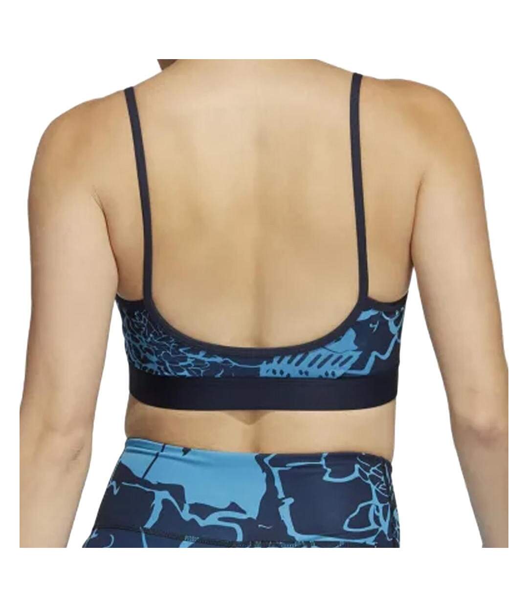 Brassière Noir/Bleu Femme Adidas HH9113 - XXL A-C-2