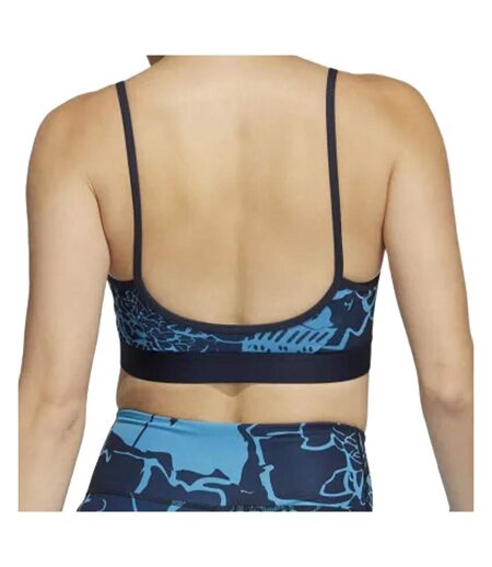 Brassière Noir/Bleu Femme Adidas HH9113 - XXL A-C