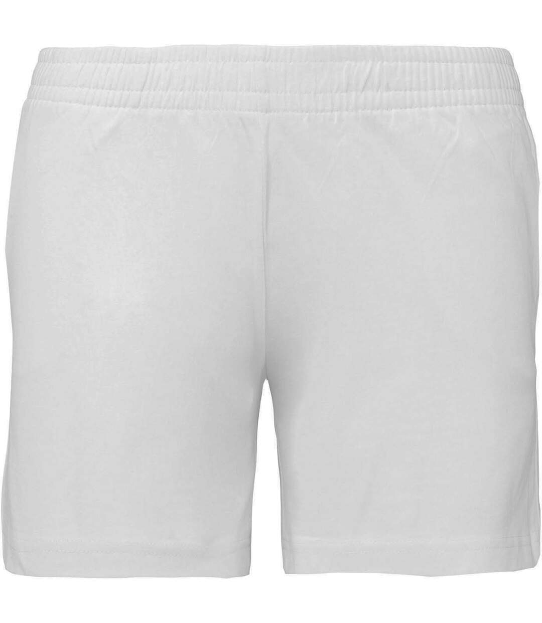 short jersey Femme - PA152- blanc