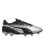 Mens King Match Firm Ground Football Boots Silver Black Puma-1