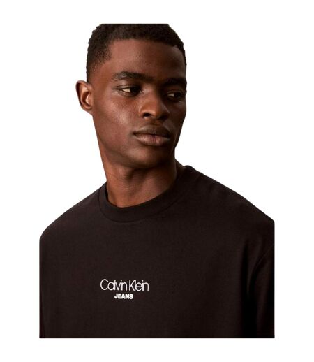 T-shirt Motif/style Graphique Homme Noir Calvin Klein