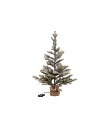 Sapin de Noël Déco Led Enneigé 81cm Vert