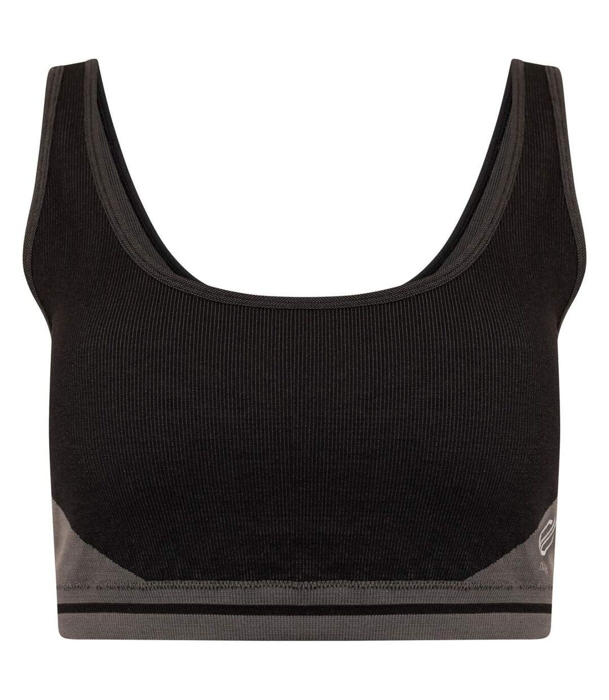 Dare 2B Womens/Ladies Don´t Sweat It Recycled Bikini Top (Black/Charcoal Grey)