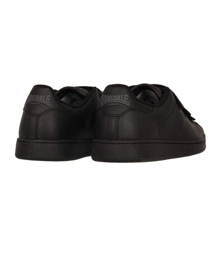 Baskets Leyton Homme Noir Noir Lonsdale