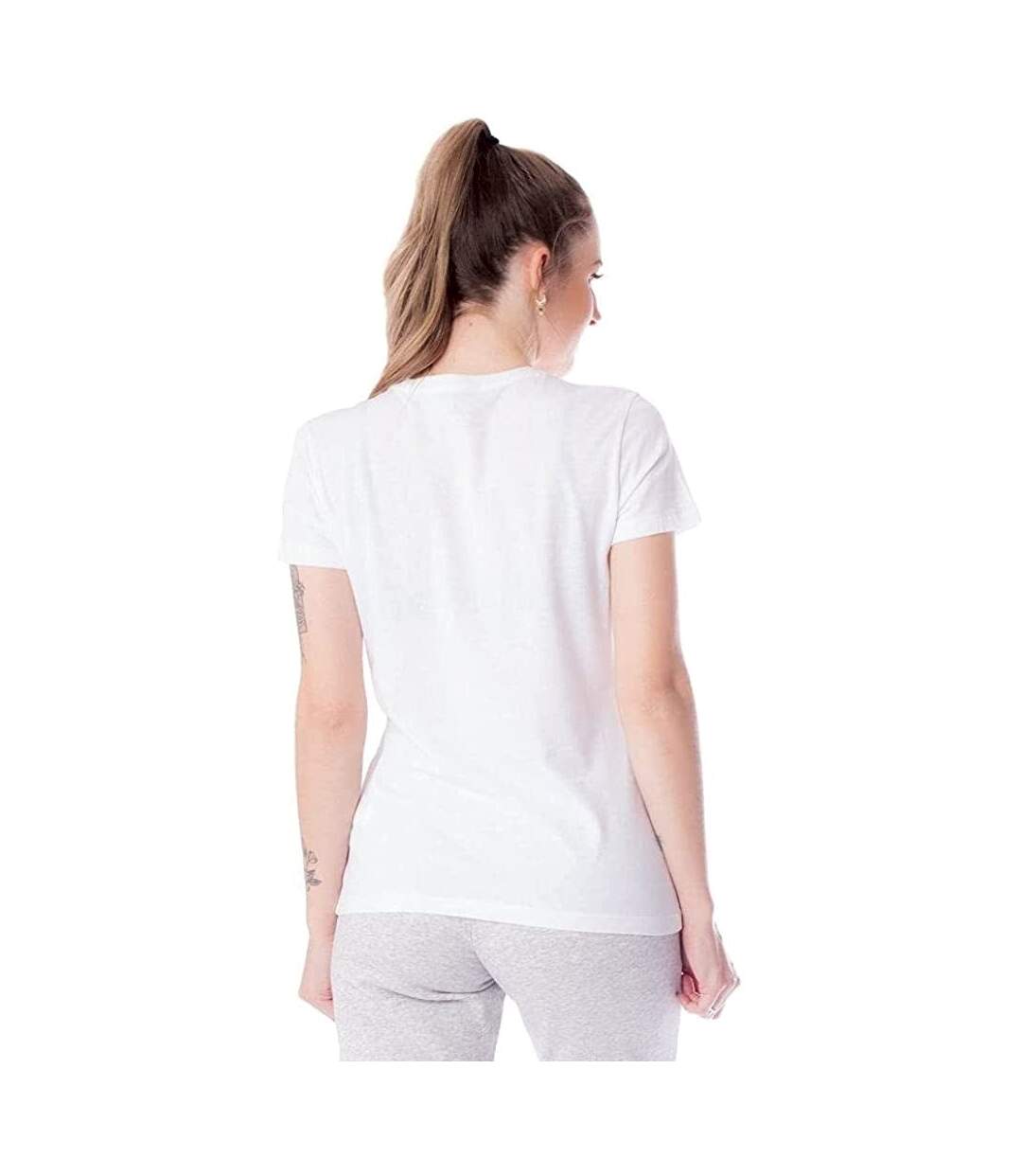 T-shirt ess femme blanc Puma