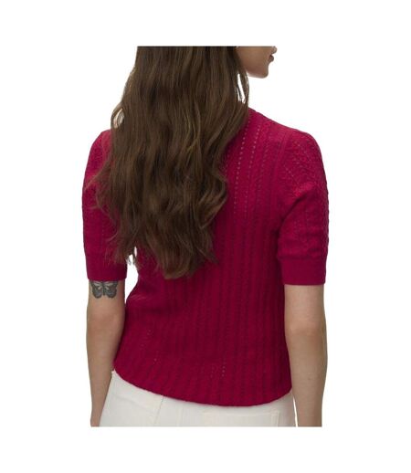 Pull rose femme vero moda morena