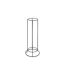 Lot de 4 Mugs sur Rack Mia 30cl Transparent-3
