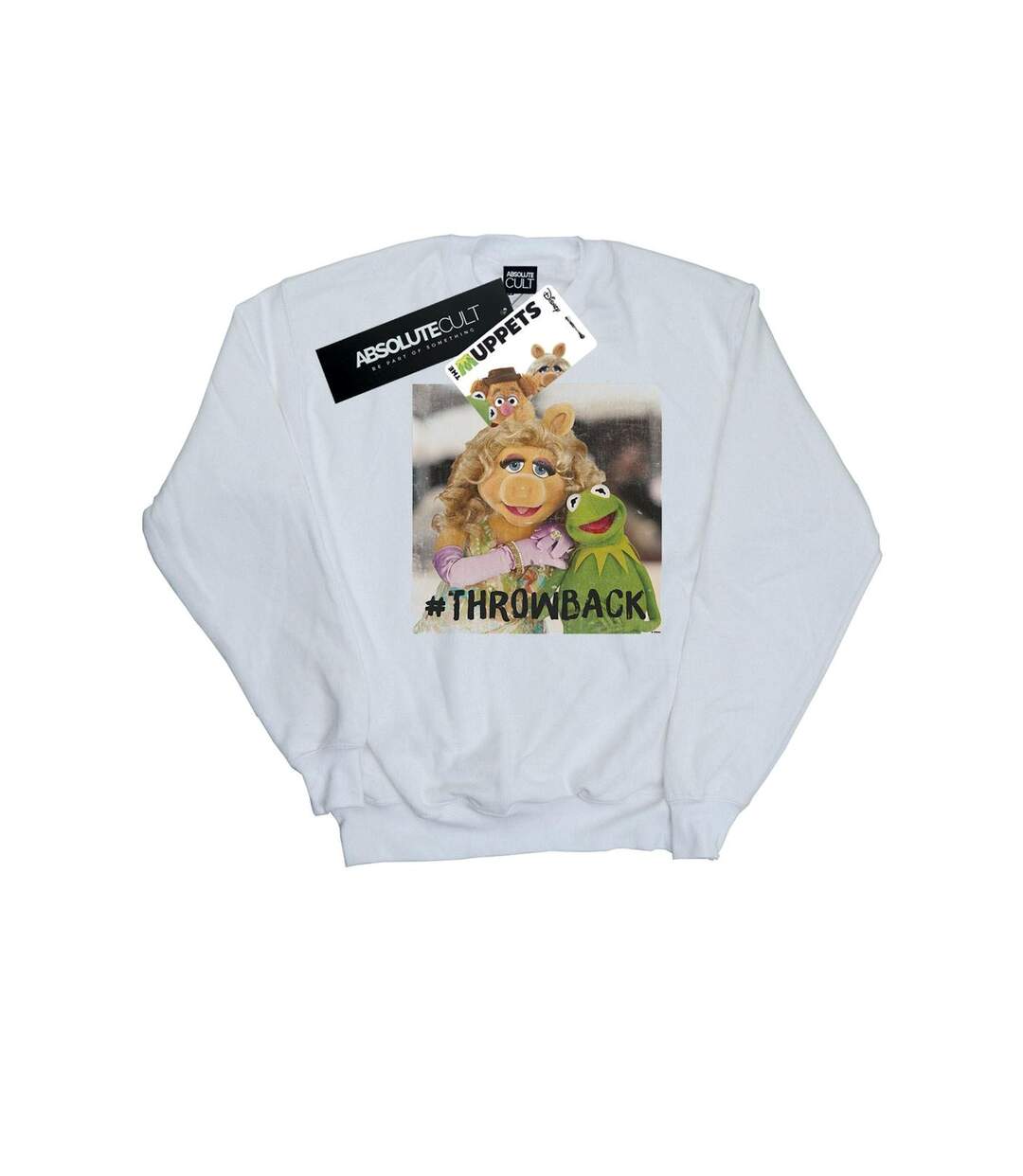 Disney Sweatshirt The Muppets Throwback Photo Womens/Ladies (Blanc) - UTBI31269-1