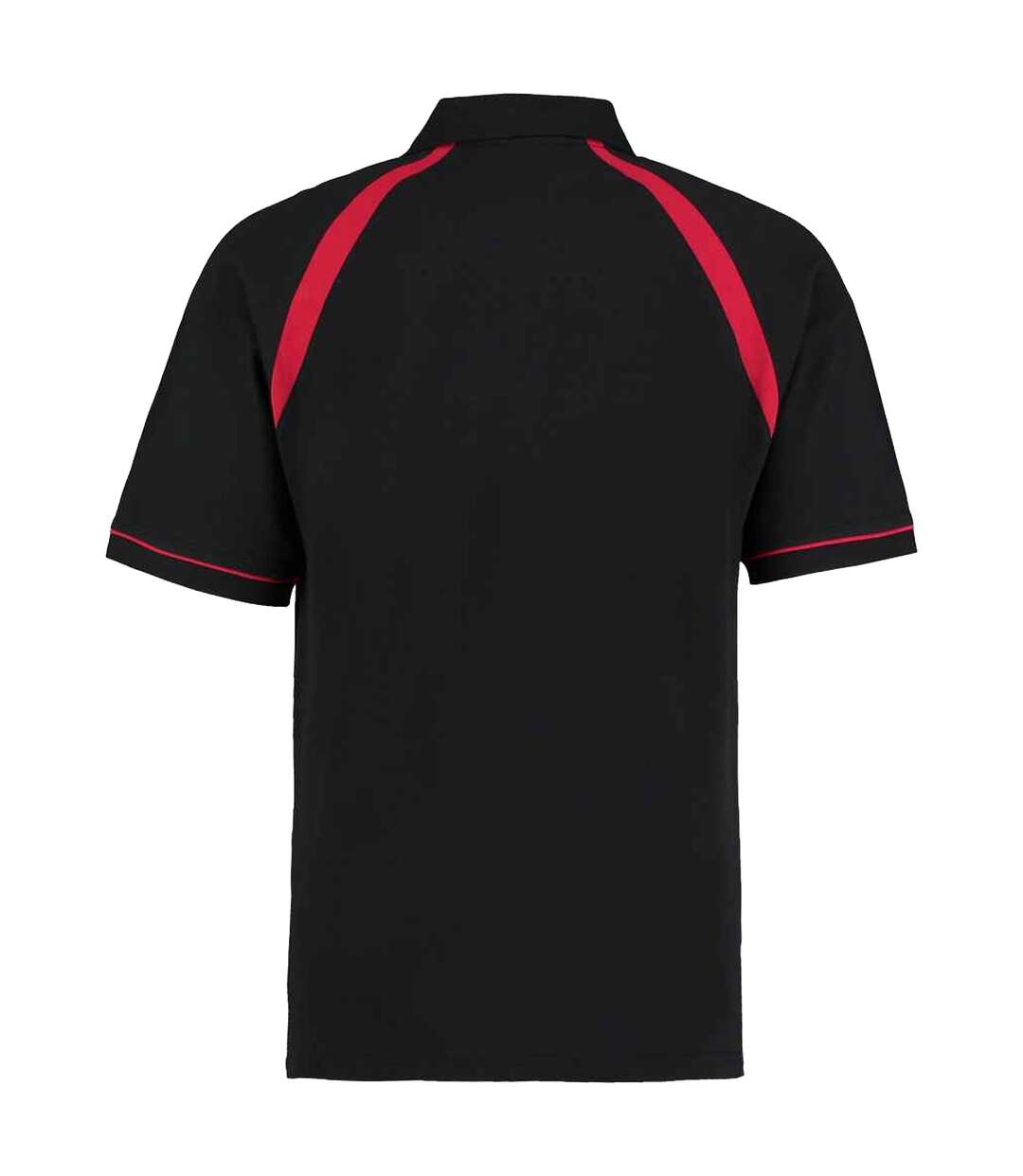 Polo Oak Hill Homme Noir Rouge Vif Kustom Kit-2