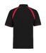Polo Oak Hill Homme Noir Rouge Vif Kustom Kit-2