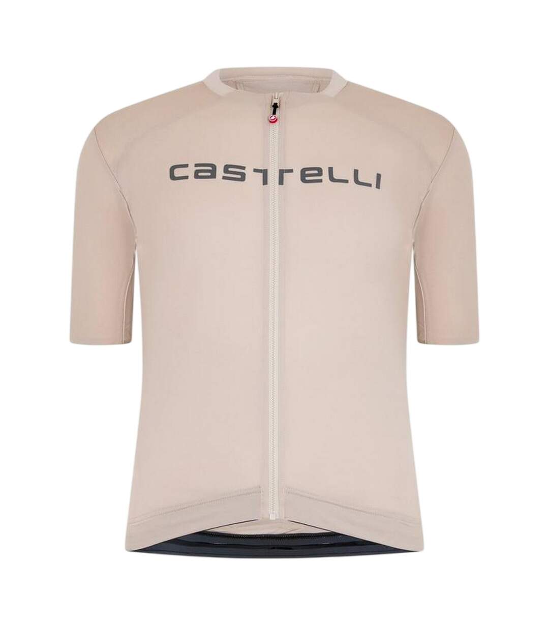Maillot De Cyclisme Manches Courtes Prologo Lite Homme Orange Clair Anthracite Castelli-1
