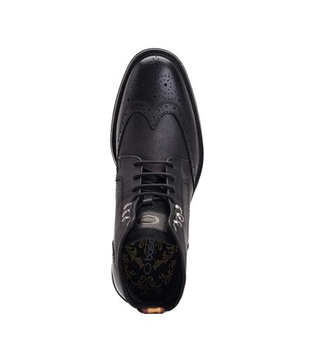 Chaussures Brogues Hemlock Homme Noir Base London