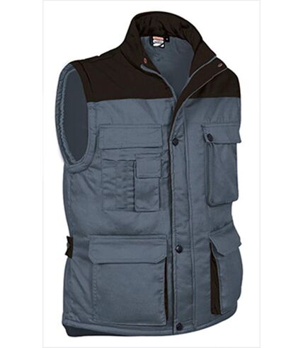 Gilet doudoune de travail sans manches - Homme - REF THUNDER - gris noir