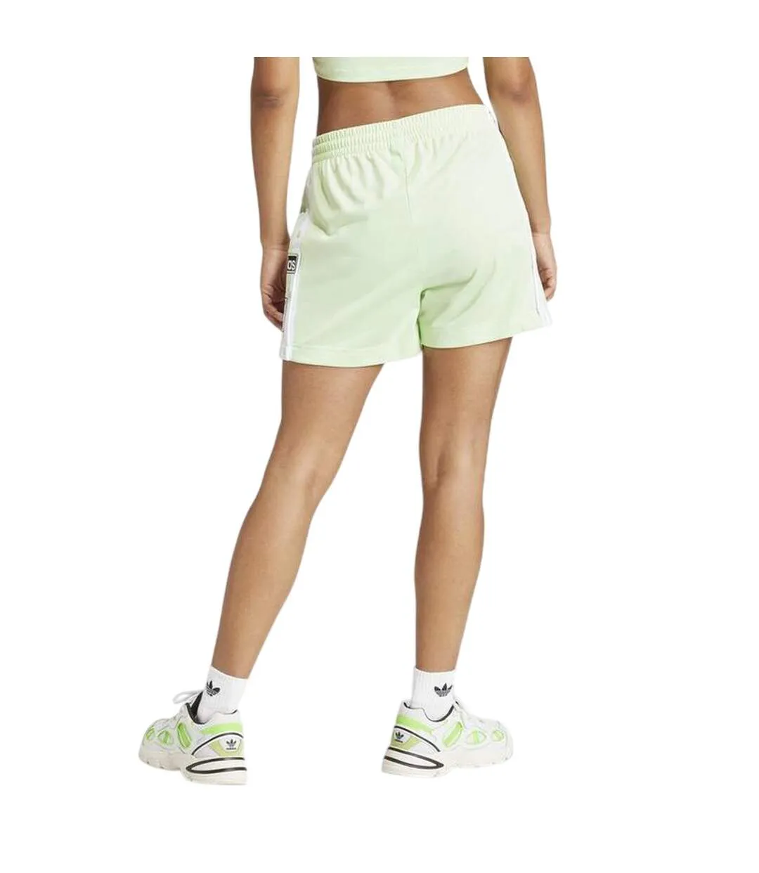 Short Motif/style Rayure Latérale Adibreak Femme Vert Adidas-3