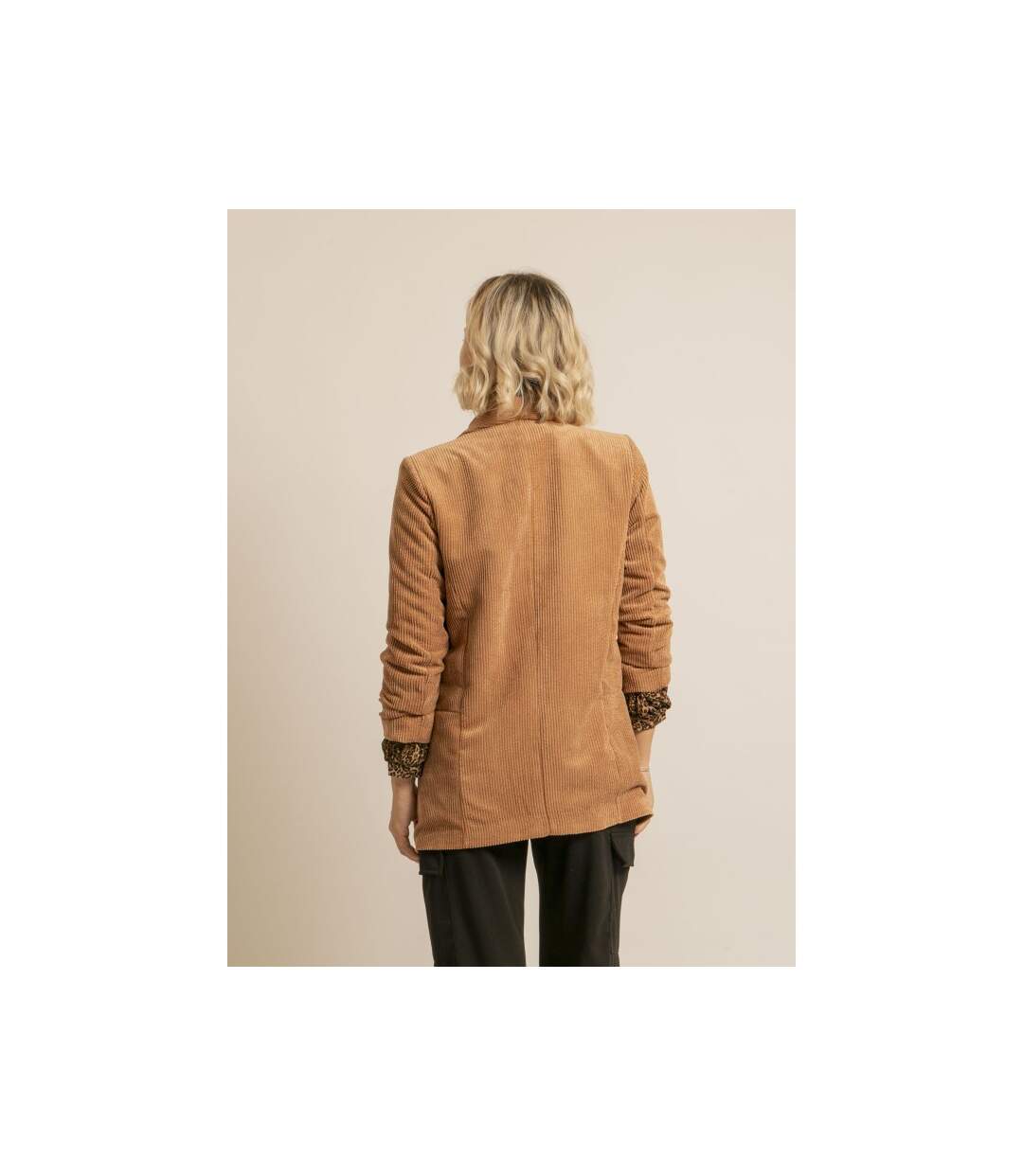 Blazer velours manches froncées UDEXIE - Dona X Lisa-2