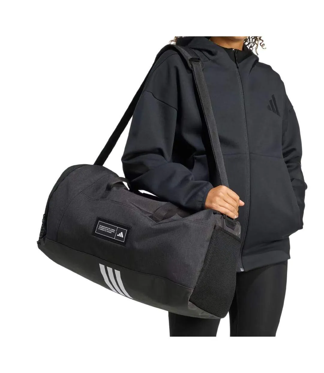 Sac de sport noir mixte adidas duffel-2