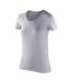 T-shirt À Stretch À Manches Courtes Femme Gris Spiro-1