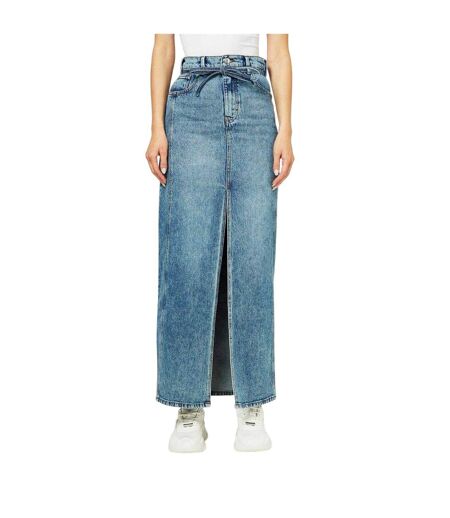 Jupe Longue Getini Femme Bleu Vif Hugo