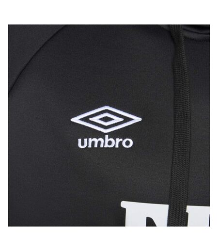 Unisex adult fiji rugby hoodie black Umbro