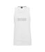 Mens Organic Cotton Tank Top White Boss-1
