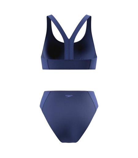 Womens/ladies Quantum Splice Bikini Set Blue Speedo