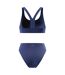 Womens/ladies Quantum Splice Bikini Set Blue Speedo-2