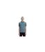 Mens Twin Tip Polo Shirt Blue Fred Perry-1