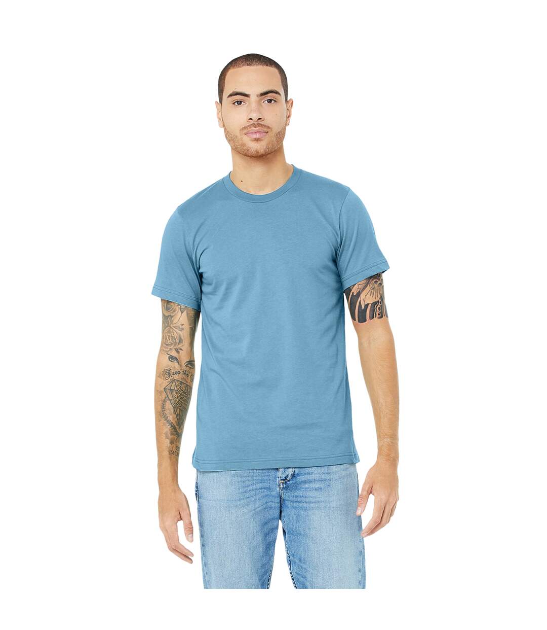 Canvas - T-shirt JERSEY - Hommes (Vert menthe chiné) - UTBC163