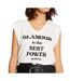 T-shirt Blanc Femme Morgan Glami - S