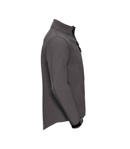 Russell Mens Plain Soft Shell Jacket (Titanium) - UTPC6732