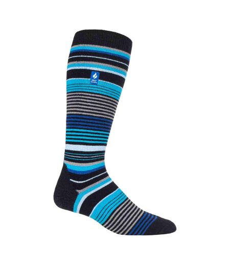 Mens Thin Warm Winter Knee High Lightweight Thermal Ski Socks