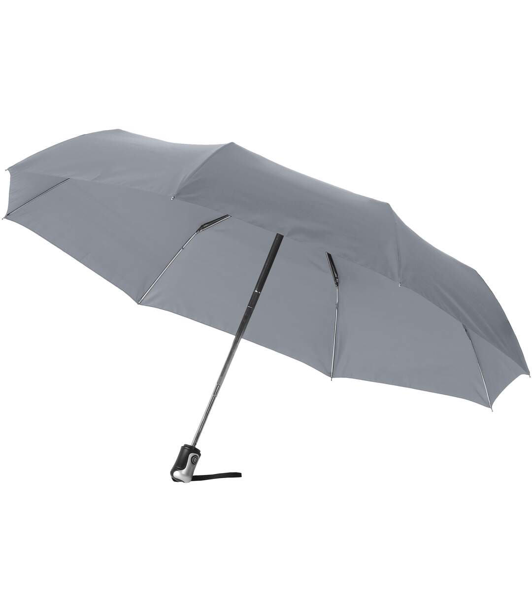 Alex 54.61cm parapluie 3 sections à ouverture et fermeture automatiques taille unique gris Bullet-1