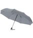 Bullet 21.5in Alex 3-Section Auto Open And Close Umbrella (Pack of 2) (Grey) (One Size) - UTPF2527