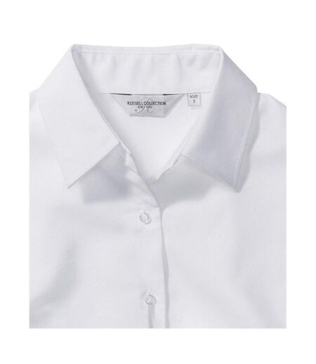 Collection Chemisier À Manches Longues Femme Blanc Russell